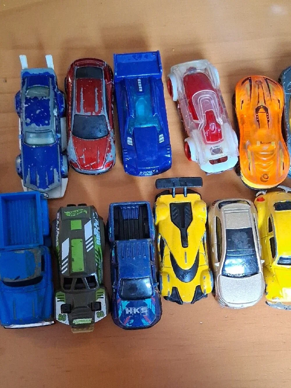 Assorted Kids Toy Car - Blue and Yellow